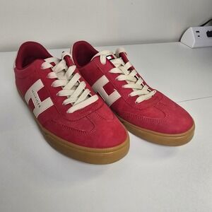 Tommy Hilfiger Retro Court Sneakers Red White Gum Sole Men's (or Women's) Size